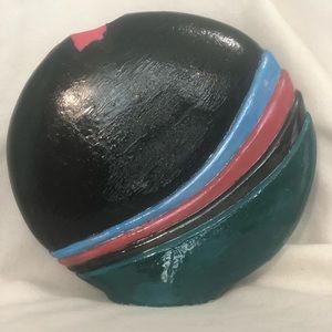 Glazed Texturized Art Deco Vase